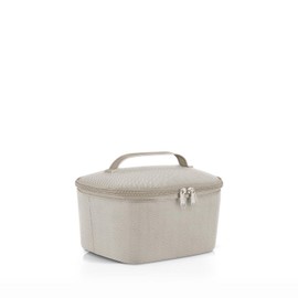 reisenthel Coolerbag S Pocket Cool Bag with Outer Material Made from Recycled PET Bottles. Ideal for Lunch on the Go, Herringbone Sand, Sports
