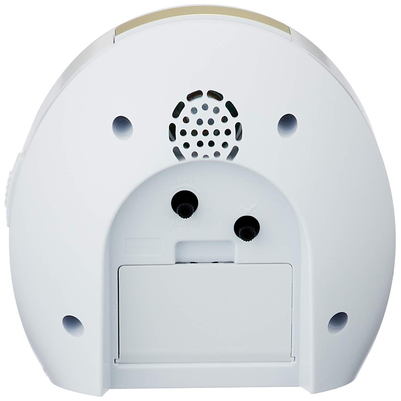 Rhythm (RHYTHM) Alarm Clock with Melody Continuous Second Hand Aria