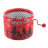 Round Hand-cranked Musical Box/Music Box Made of Reinforced Cardboard -
