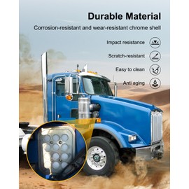 Exterior Cabin Air Filter Compatible With Kenworth T800 W900 T600 T450 W800 T600B W900L 1986+ Replace CF19501C 19501C, With 2 Filter Layer