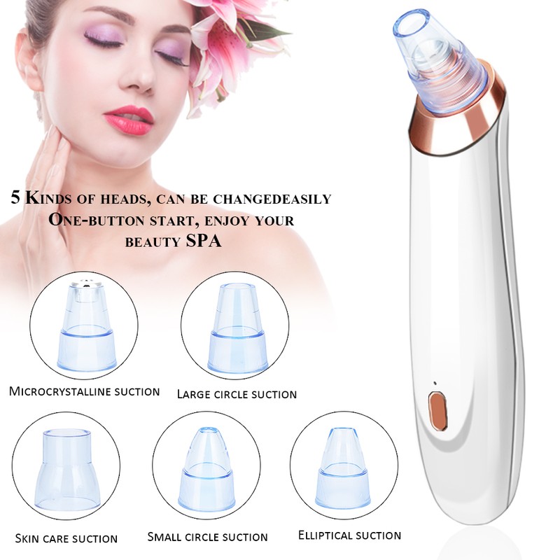 Vacuum Blackhead Suction Acne Removal Electric Pore Cleaner Skin Care