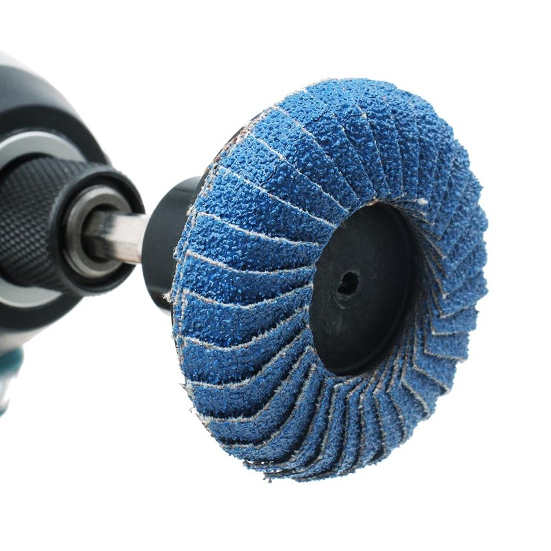 10PCS Flap Disc 2 Inch Roll Lock Quick Change Sanding