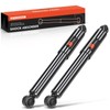 A-Premium Rear Shock Strut Absorbers Compatible with Fiat 500 2012