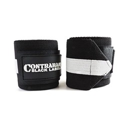 Contraband Black Label 1001 Weight Lifting Wrist Wraps w/Thumb Loops (Pair) - Competition Grade Wrist Support USPA Approved for Powerlifting, Bodybuilding, Strongman (18in, Extreme (RED))