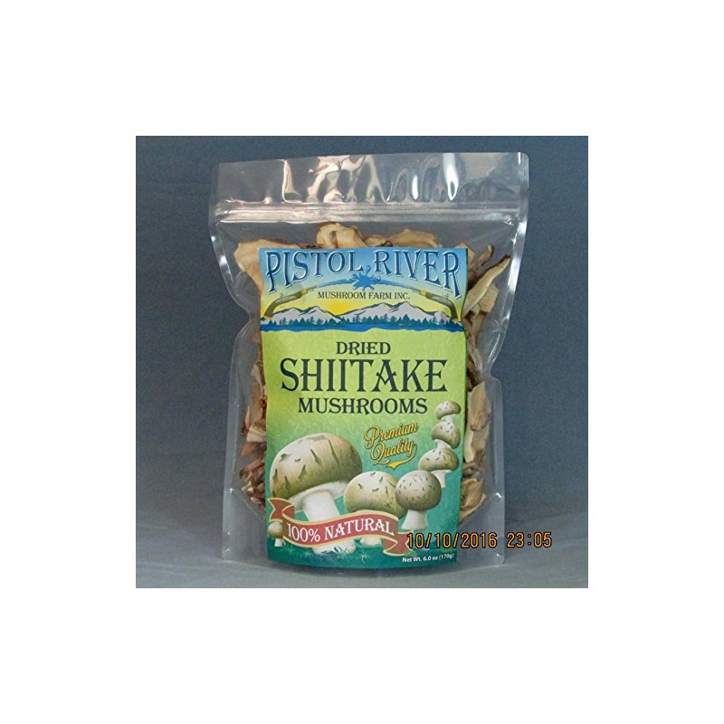 SHIITAKE Mushroom 6oz Dried Sliced Premium Quality