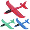 Navoys Three 23cm Foam Aeroplane Super Gliders - 9" Airplane