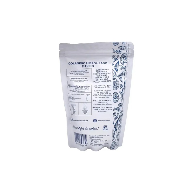 Colágeno Hidrolizado Marino Sin Sabor 300 Grs Grantlab