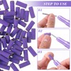 Pack of 100 Sanding Sleeves Nail Cutter 180 Sanding Sleeves