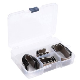 18 Pieces Leather Craft Embossing Punch Set Leather Die Cutting Tools Used for Leather Craft Embossing Die Cutting