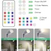 KINDEEP RGB Wireless LED Spotlight, Battery Operated Accent Lights, Indoor