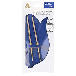 Tulip KS-1000375 Knitting Needles Bamboo Beige 100cm x 3.75mm
