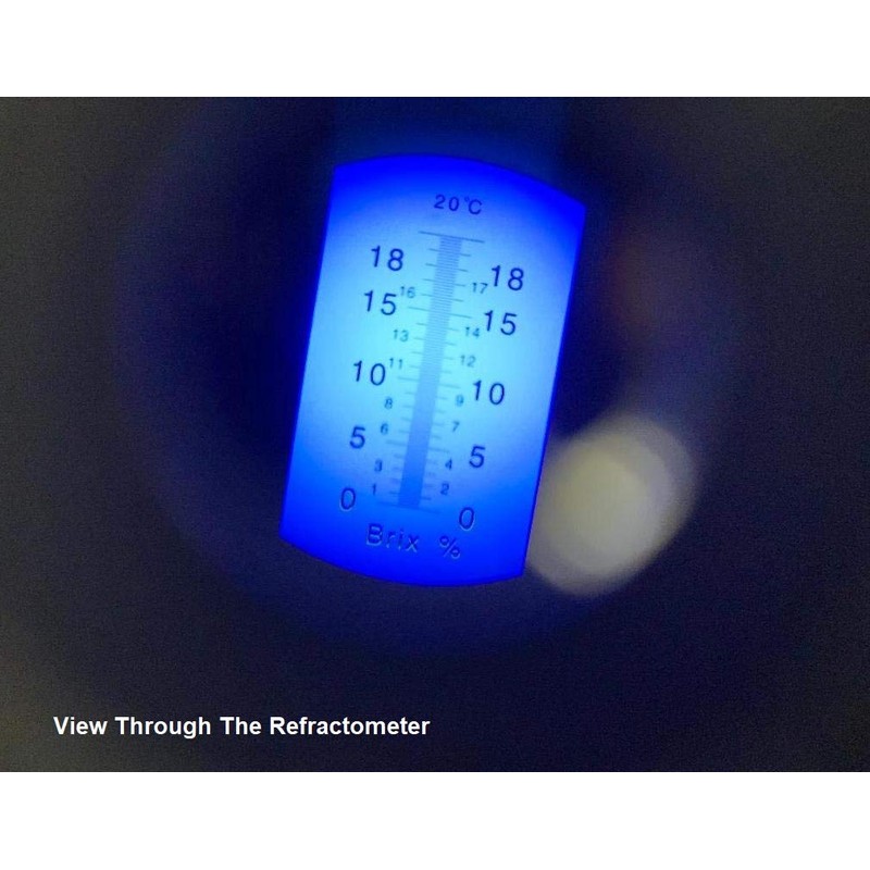 HHIP 8010-0018 Water Soluble or Synthetics Coolant Tester Refractometer, 0-18%