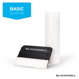 Blackshell® Basic Boot Sill Protector Film Compatible with Škoda Octavia Estate | Type 5E | Year of Manufacture 2013-2019 Transparent - Perfect Fit Bumper Protection Including Professional Squeegee