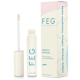 FEG Eyebrow Eye Brow Growth Length Thickness Darkness Enhancer Serum 100% Natural by FEG