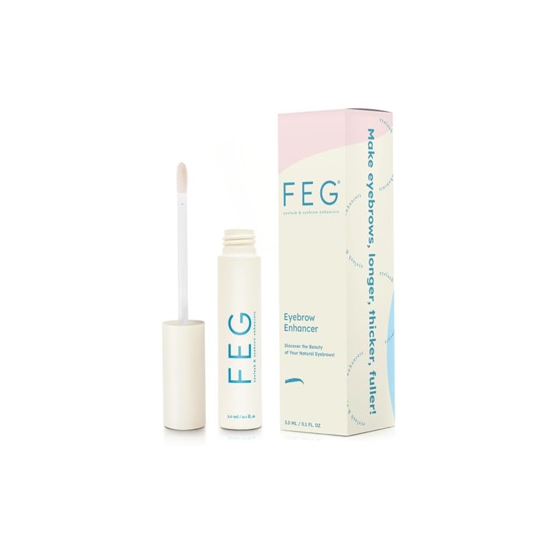 FEG Eyebrow Eye Brow Growth Length Thickness Darkness Enhancer Serum