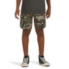 Wrangler Boys' Charge Cargo Short, Jungle Green Camo