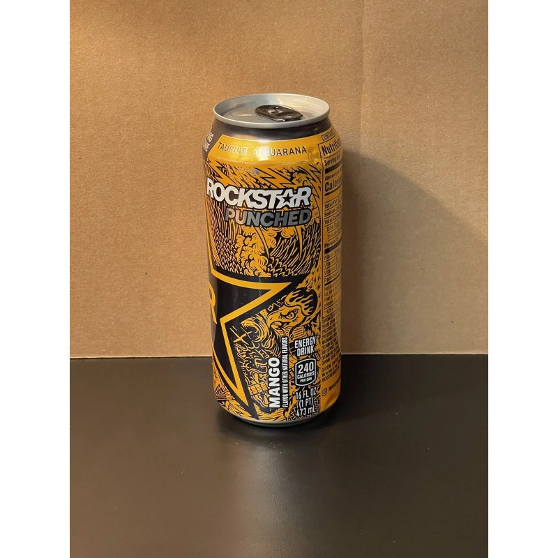 Rockstar Energy Punched Mango Full 16oz Can Discontinued