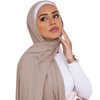 ANKOMINA Women Soft Cotton Muslim Jersey Hijab Head Wrap Scarves