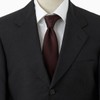 Ojie Men's Necktie, 100% Silk, Solid, Seven Fold, Business, Formal,