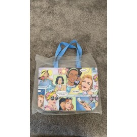 ESTEE LAUDER  Tote Comic Theme Beach, Shopper Bag, Large 12x17 NEW