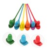 Kisangel 6 Sets Balance Game Egg Spoon Race Wooden Sensory