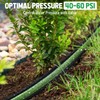 Flat Soaker Hose 50FT for Garden and Lawns, 80% Water-Saving