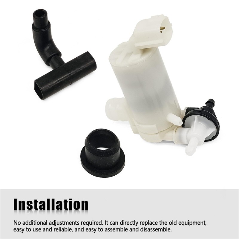Meyffon Windshield Washer Pump Compatible with Mazda CX-3 2015-2020 Replace