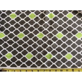 FABRIC FINDERS GREY/GREEN/WHI