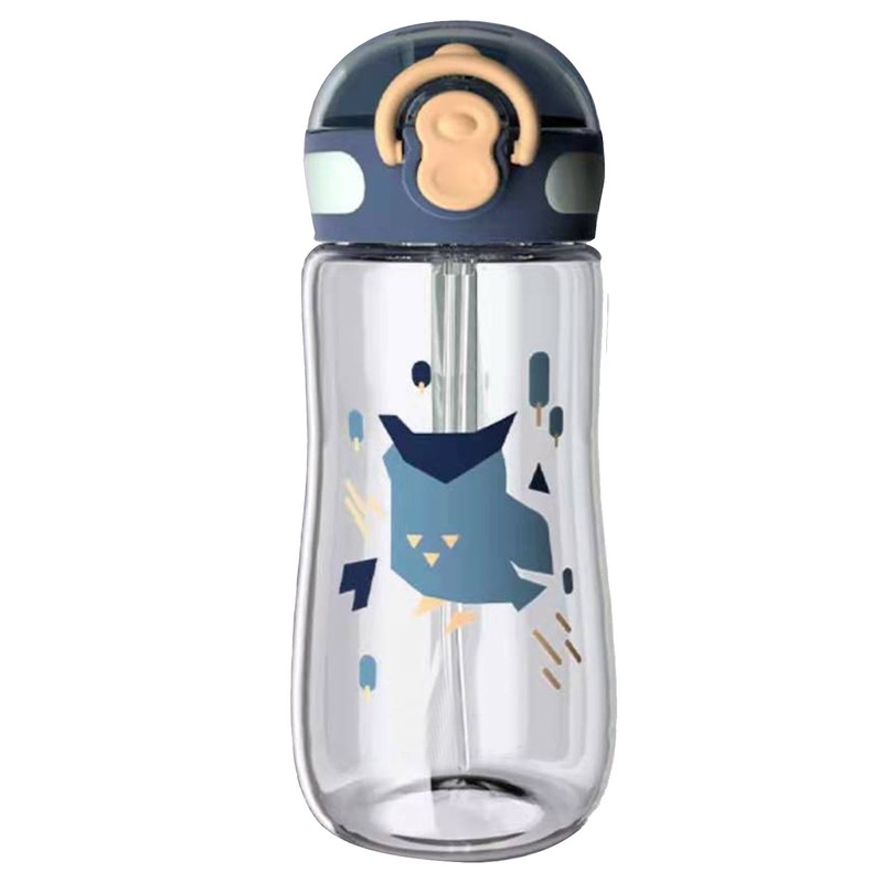 Kids Drinking Straw Bottle Tritan Portable Leak Proof Straw Water