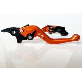 RIDE IT Short Brake Clutch Levers Compatible with Duke 125/200/390 2014-2021,RC125 RC200 RC390 2014 2015 2016 2017 2018 2019 2020 2021,390 Adventure 2020-2021-Orange