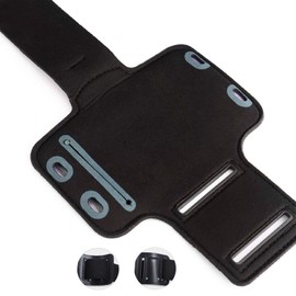 DFV mobile - Professional Cover Neoprene Waterproof Wristband Wraparound Sport with Buckle for GlocalMe Maya System jetfon (2018) - Black