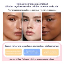 2pcs Purificante Exfoliante, Gel Exfoliante Avanzado 100ml                                                                                            