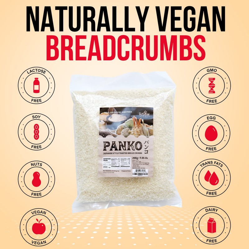 Fusion Select 2 Packs Panko Bread Crumbs - Japanese-Style Toasted
