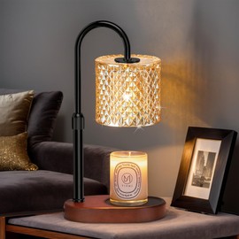 Candle Warmer Lamp, Candle Warmer Lamp with Timer Dimmer Height Adjustable, Candle Warmer with 2 Bulbs Electric Candle Lamp Warmer Gifts for Women Mother on Chrismas Mothers Day Birthday