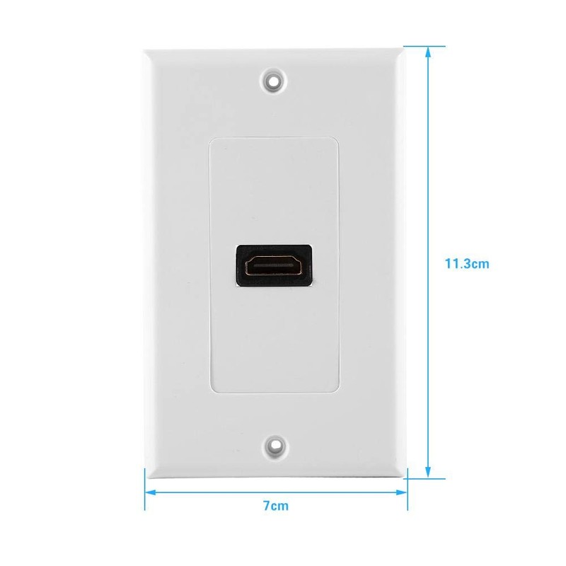Tosuny Panel de Pared Nuevo 1 Puerto HDMI - Compatible