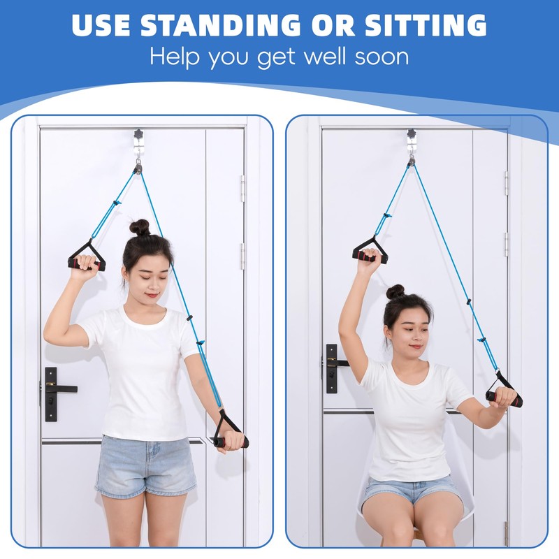 Fanwer Shoulder Pulley for Physical Therapy - Shoulder Exercise Pulley