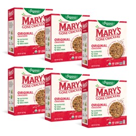 Mary's Gone Crackers Original Crackers, Vegan Friendly, Kosher, USDA Certified Organic, Gluten Free & Non-GMO, 4 Ounce (Pack of 6)