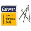 40mm PK36 Galvanised Masonry Nails External Length 40mm Nail Material