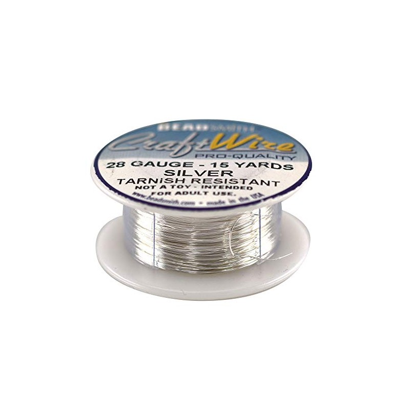 Silver Plated Non Tarnish Wire 26 Ga. 1 Spools 15