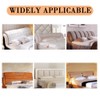 Stretch Jacquard Headboard Cover, Queen King Size Dustproof Slipcover