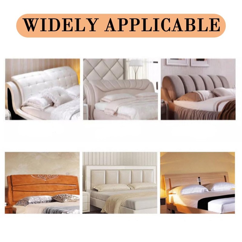 Stretch Jacquard Headboard Cover, Queen King Size Dustproof Slipcover