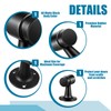 Yaocom 1 Pack Heavy Duty Floor Mounted Door Stop 3