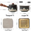 Gongfu Tea Set Travel Tea Set with Case 360 Rotating