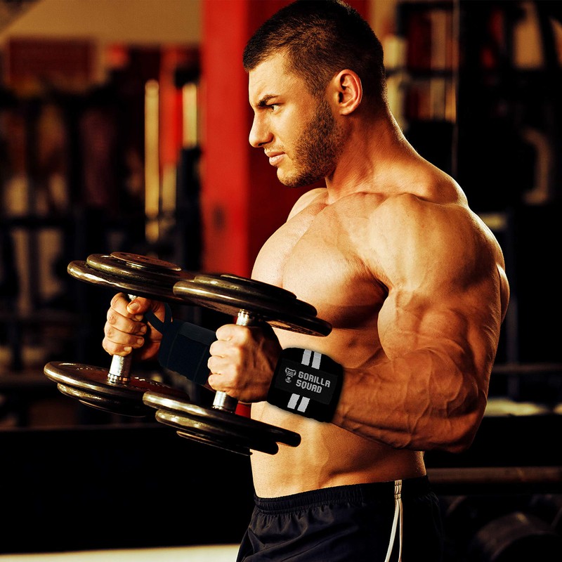 GORILLA SQUAD Wrist Wraps for Wrist Protection Weightlifting Training Support