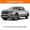 OUESAAS Rear Tailgate Emblem for 2019-2024 RAM 1500 2500 3500,