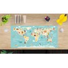 Children's Desk Mat - "World Map" - Made of Premium