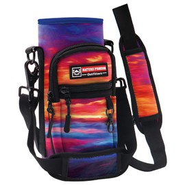 NATURE PIONEOR Water Bottle Carrier Holder Sleeve with Adjustable Strap25 32 40 oz, Insulated Water Bottle Holder Sling Bag