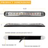 PSEQT 10" LED Trailer Tail Light Bar + Brake Stop