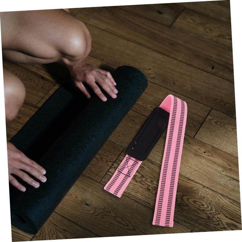 WHAMVOX 2pcs Gym Wrist Straps for Deadlifts Weightlifting Training Wrist