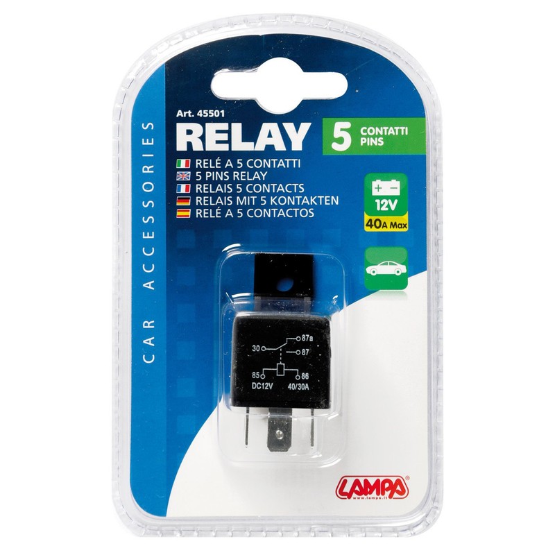 Lampa 45501 Relay Universal 5 Contacts